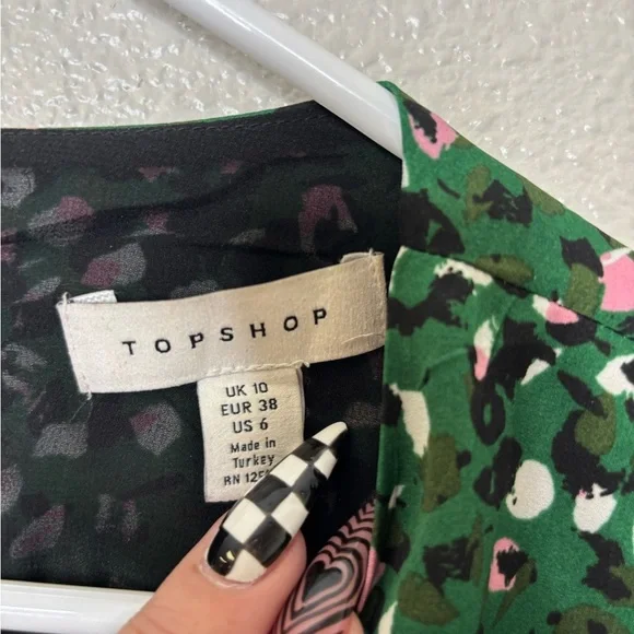 Topshop Austin Print Mini Dress 6‎ - Picture 5 of 7